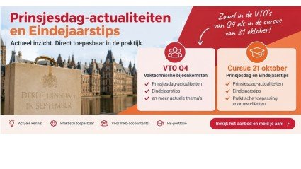 Prinsjesdag-actualiteiten en Eindejaarstips