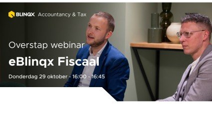 Overstapwebinar eBlinqx Fiscaal
