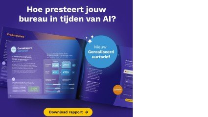 Administratiekantoren realiseren 8% meer per uur dan  afgesproken, accountants evenveel